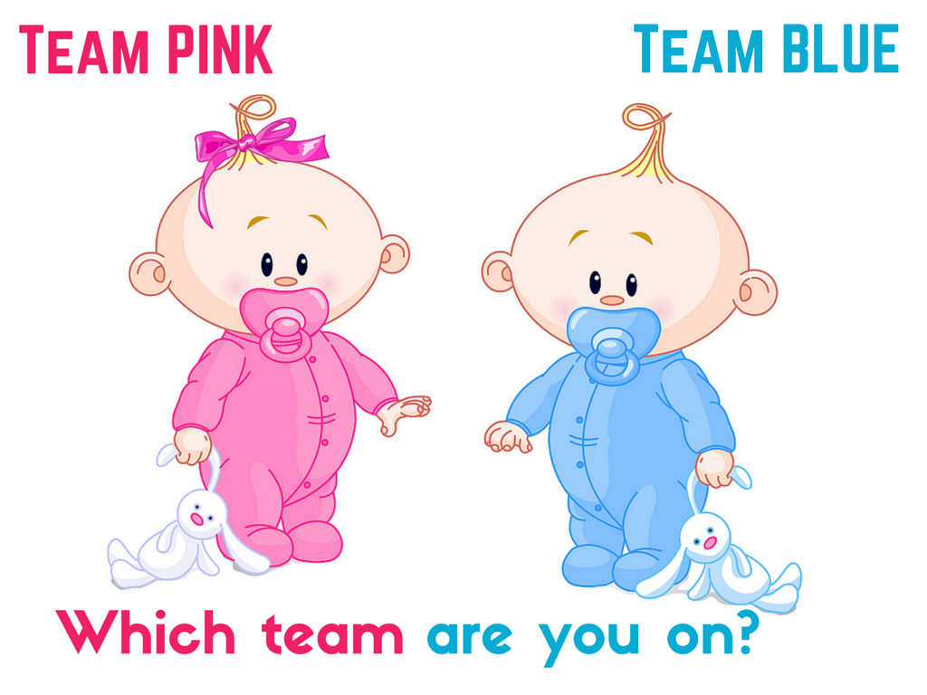 Team pink or blue