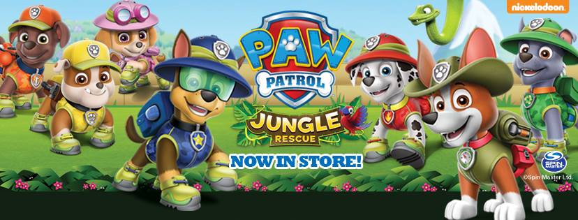 paw patrol jungle rescue pups